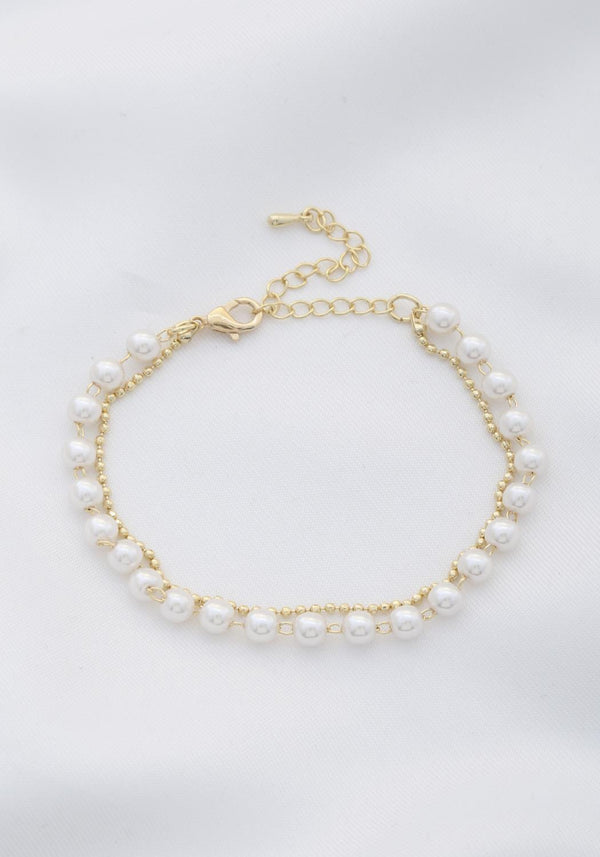 Sodajo Pearl Bead Bracelet